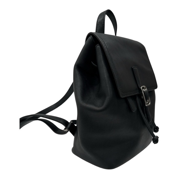 Coach Vintage Hampton Legacy Smooth Black Leather Backpack #9858 - Picture 10 of 14